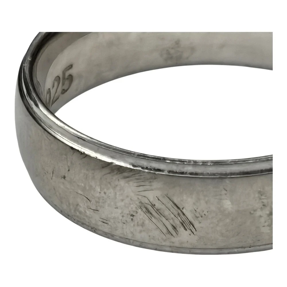 Vintage Band Ring Size 9.25 Silver Fair Sterling Silver 925 5.1g Minimalist